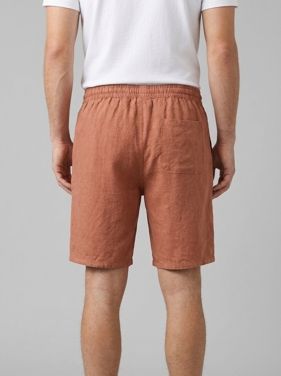 Men's Linen Drawstring Shorts