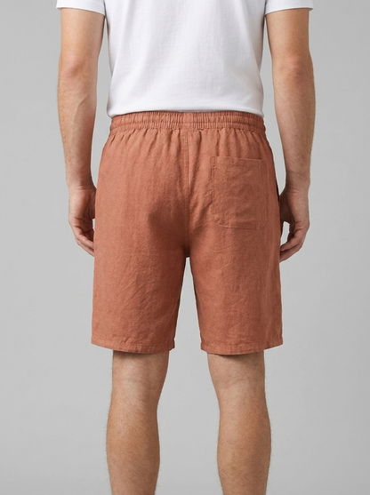 Men's Linen Drawstring Shorts