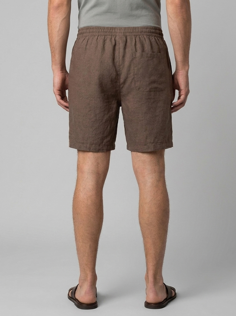 Men's Linen Drawstring Shorts