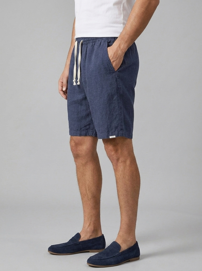 Men's Linen Drawstring Shorts