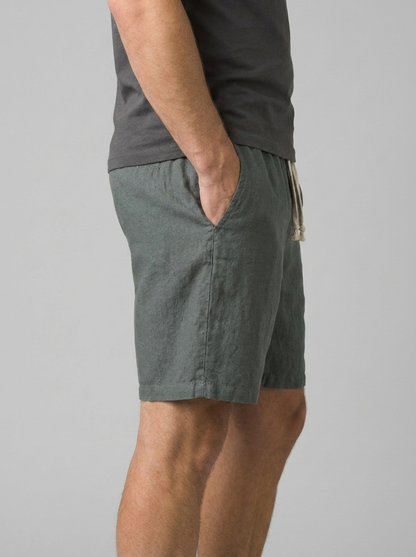 Men's Linen Drawstring Shorts