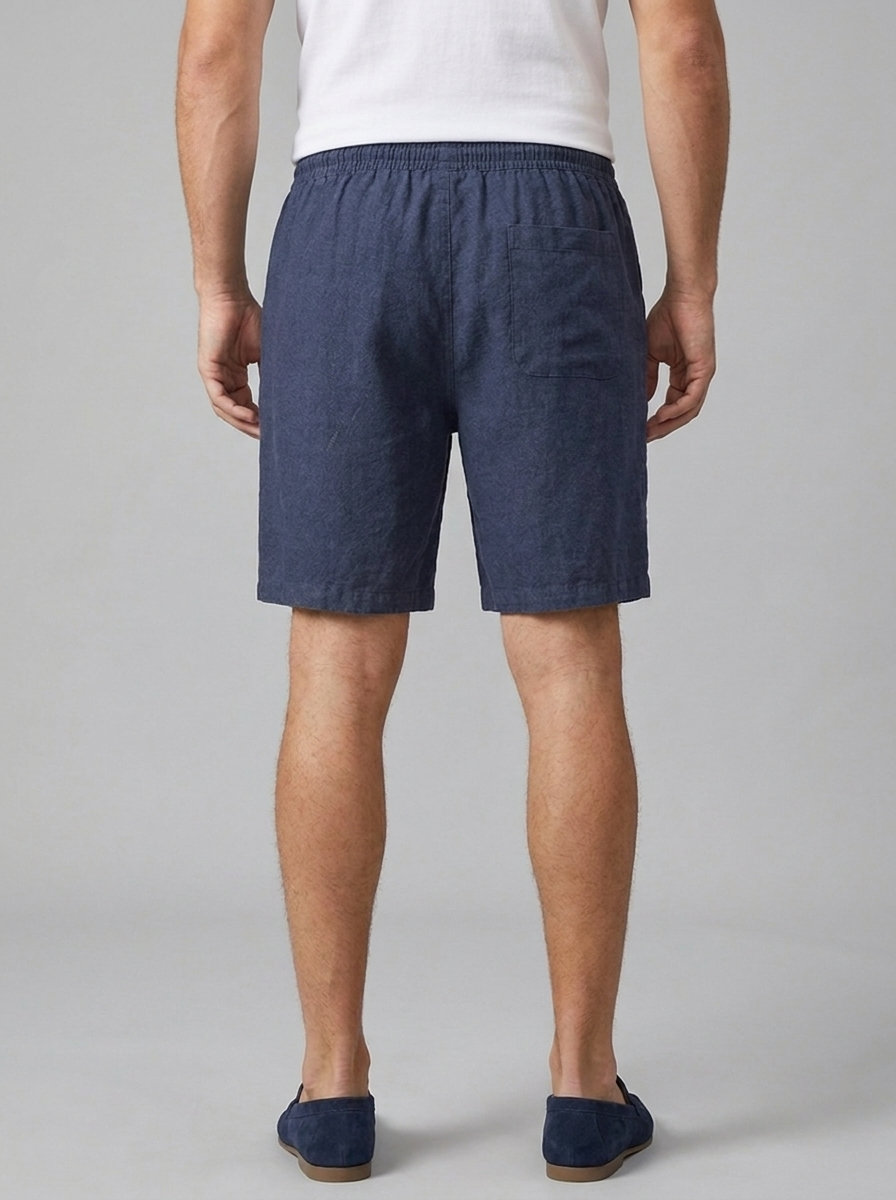 Men's Linen Drawstring Shorts